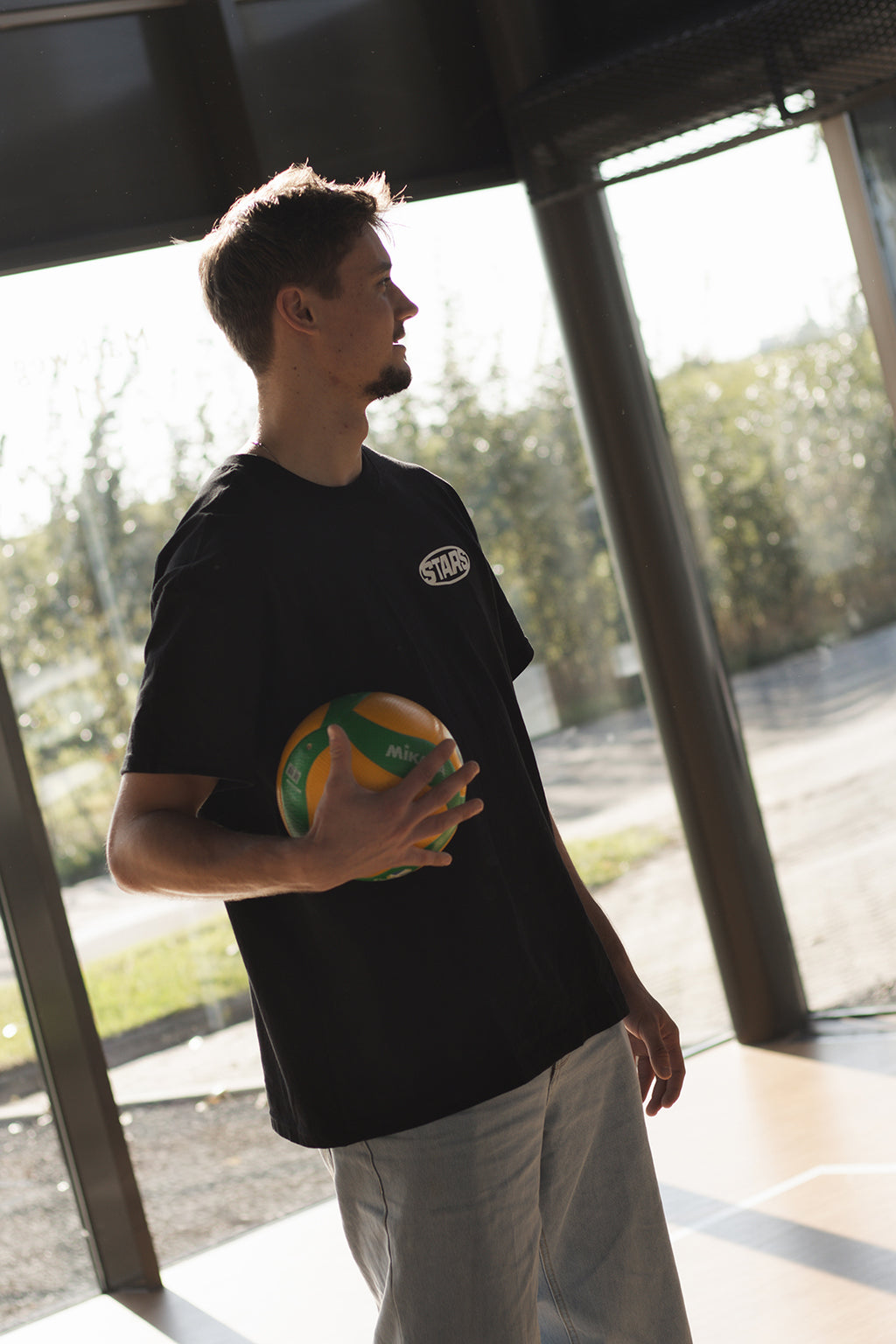 T-shirt zwart Orion